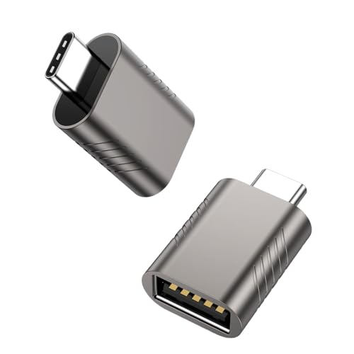 PURPLELILY Adaptador USB C a para conexión entre un cable y puerto C en múltiples enchufes y adaptador OTG Play