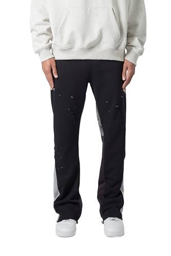 mnml Mens Contrast Bootcut Sweatpants