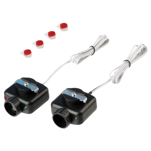 1 Pair Garage Door Sensor, Abs Garage Door Sensor Replacement for Linear Opener Compatible with Hae00002 Lso50 Ldo33 Ldo50 Sensors Linear Opener