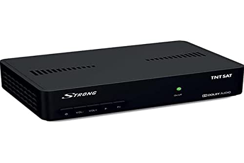 STRONG SRT7406 TNTSAT HD, DVB-S2, pour recevoir la TNT par Satellite, Carte TNTSAT valable 4 Ans Incluse, HDMI, Péritel, Spdif, USB, Compatible Alimentation 12 V (Non fournie)