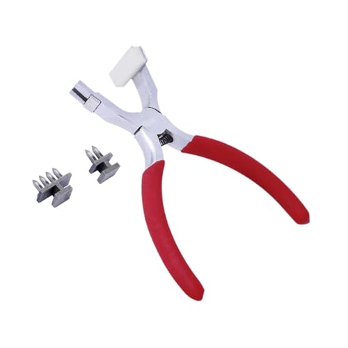 Tachiuwa Ferramenta de soco de couro Alicate de artesanato de couro Alicate leve de 2 e 4 dentes de