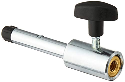 Manfrotto 016 Adapter Converts Standard 5/8 (16mm) Female Light Stand Tip to 1/4 x 20 Thread on a 12mm Shaft,Silver,3 x 3 x 3 inches