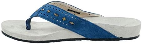 REVITALIGN Women's Flip-Flop, Mediterranean Blue, 9 | Image 4