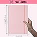 Xrunmix Lined Journal Notebooks for Work, 160 Pages, 5.7 x 8 inches, 100 GSM Paper, Hardcover Journals (Blush)