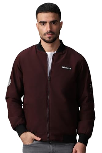 Image of High Star Men Polyester Printed Relaxed Fit Full Sleeves Jackets 18