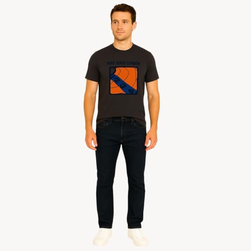 Image of Pepe Jeans Men T-Shirt|Cotton|Slim Fit