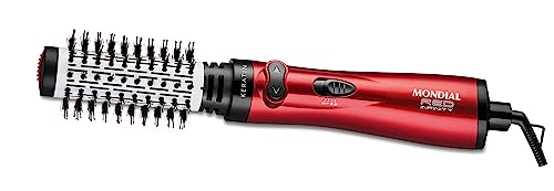 Escova Rotativa Infinity Keratin, Mondial, Vermelho, 1000W, 110V - ER-11-KR