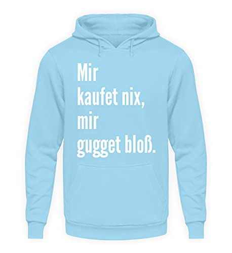 Pull à capuche unisexe bleu XXL à motif de vagues confortable