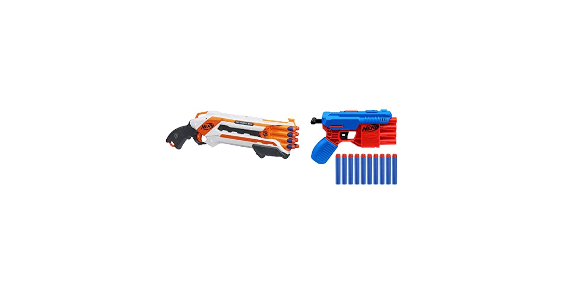 Nerf Rough Cut 2X4 Elite Blaster & Alpha Strike Fang Qs-4