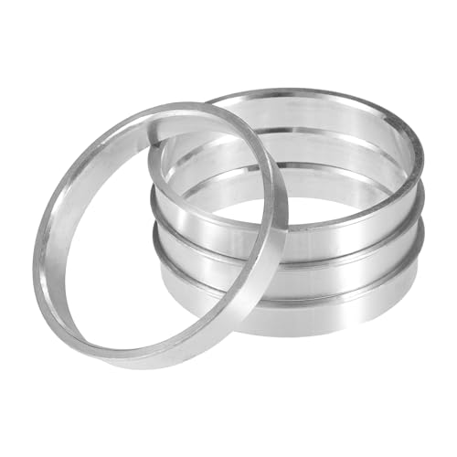 QUARKZMAN 4 Piezas Anillos Centradores De Buje de Aleación de Aluminio de 60.1 mm de Diámetro Exterior a 57.1 mm de Diámetro Interior para Automóviles