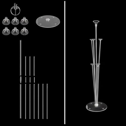 Image of Lightsfever 6 Sets LED Balloon Table Centerpieces for Party Decorations