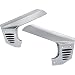 Show Chrome Accessories 52-724 Frame Cover with Rubber Insert