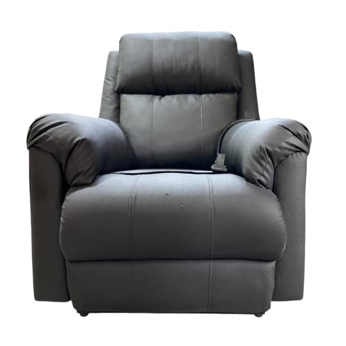 Image of Black 1-Seater Electric Recliner Durability. 2-Year Warranty. Elevate Your Home Relaxation