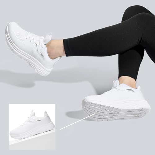 Womens Walking Shoes Wide Toe Box Running Tennis Shoes Lightweight Breathbale Wide Sneakers Cushioning Comfort Gym Workout Athic Shoes Wide Width3