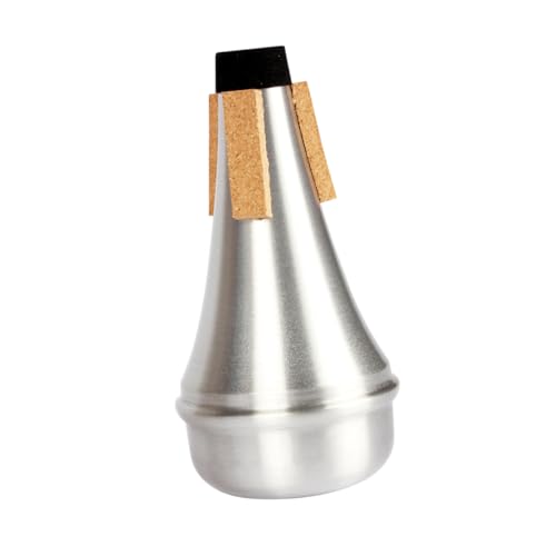LIFKOME Straight Mute Trumpet Mute for Brass-wind Instrument Aluminum Trumpet Muffler