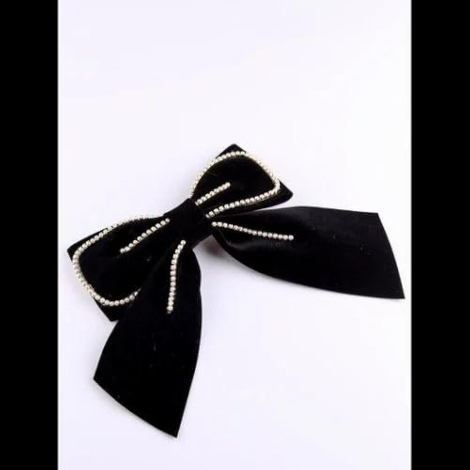 RimR Fancy Long Tail Bow Clip for Women/Girls