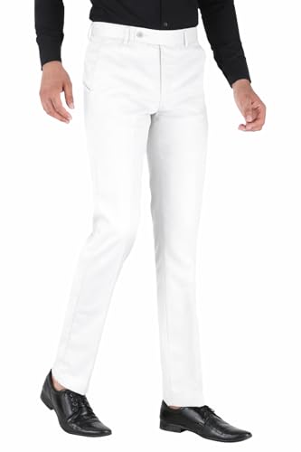 Image of Formal Pants for Men Office Wear - Premium Regular Fit Formal Trouser for Men, Boys, Gents Bottom Formal wear for Office Meeting, Party, Gathering, Wedding