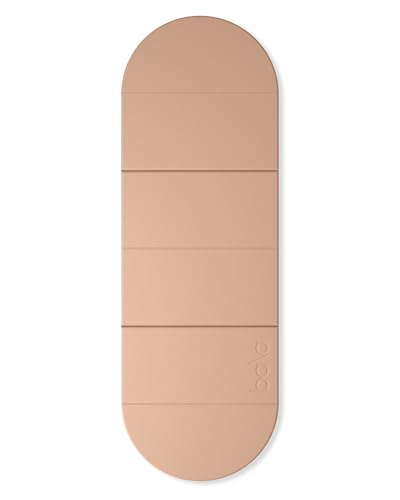 Bala Compact Workout Mat for Gym - 12MM Thick Slip-Resistant & Sweat Absorbing Yoga Mat for Pilates, Core Training & Exercise - Home Fitness Essentials for Women & Men - Travel-Friendly