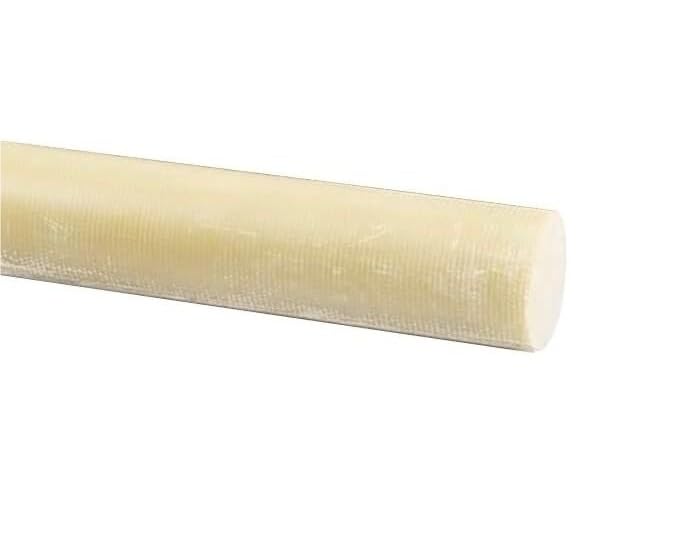 Barra de fibra de vidrio FR4, varilla de resina epoxi de 50cm, barra aislante de alta resistencia(25mm)