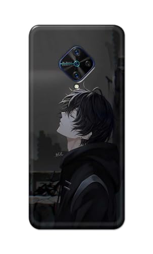 Image of PRINTFIDAA Plastic Printed Hard Back Cover Case For Vivo S1 Pro Back Cover (Famous Anime Cartoon Character) -112, Multi