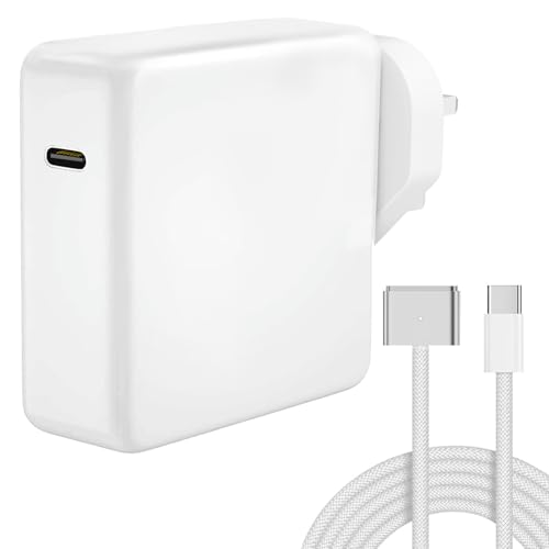 Mac Book Air Pro Charger 70W USB C to Magnetic 3 Connector Charger M5/M4/M3/M2 Compatible With MacBook Air 13/15 Inch(20222026) MacBook Pro 14/16 Inch (20212026) with 6.6FT Braided Cable