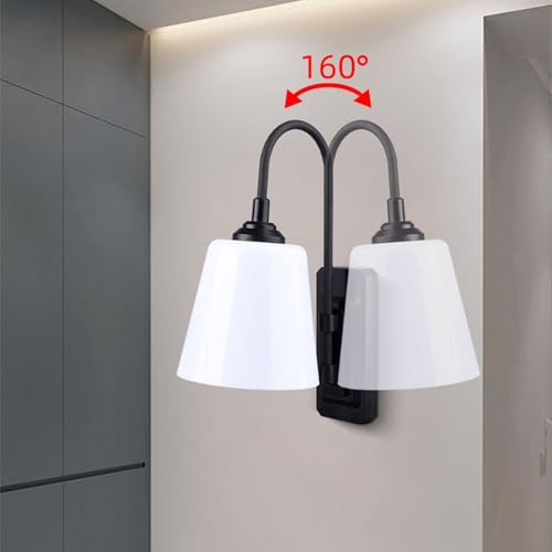 Lámpara de pared LED recargable con iluminación de ambiente ajustable para el dormitorio 3