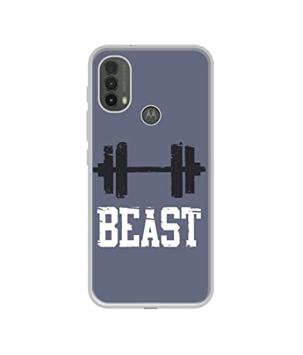 Image of Beast Gym Design Printed Silicon Soft TPU Back Case Cover for Motorola Moto E30 4G / E40 4G