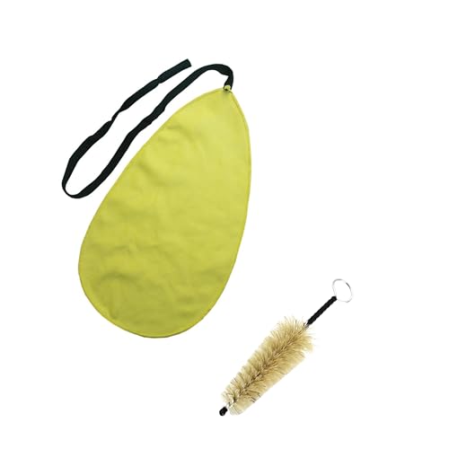 Musical Instrument Cleaning Kit,Instrument Cleaning Swab and Brush,Clarinet Cleaning Cloth with String,Clarinet Care Kit for Inside Tube Clarinet Piccolo Flute Sax Saxophone