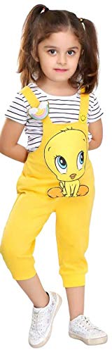 Urban Flu Kids Dungaree Dress Set for Girl Boys Cotton Fashioned Casual Party Festival Birthday Wear