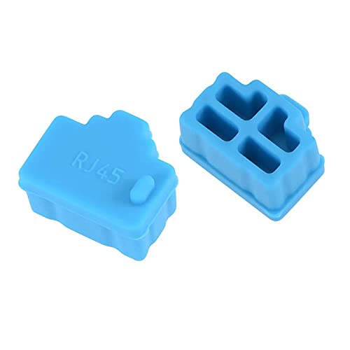 30 tapones antipolvo RJ45, protectores de silicona RJ45, puerto de concentrador Ethernet, cubierta antipolvo RJ45, tapón protector para puerto hembra RJ45 para TV, computadora, otros dispositivos