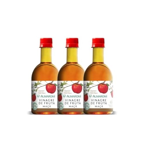 Kit 3 Vinagre de Maçã Almaromi Frasco 400ml
