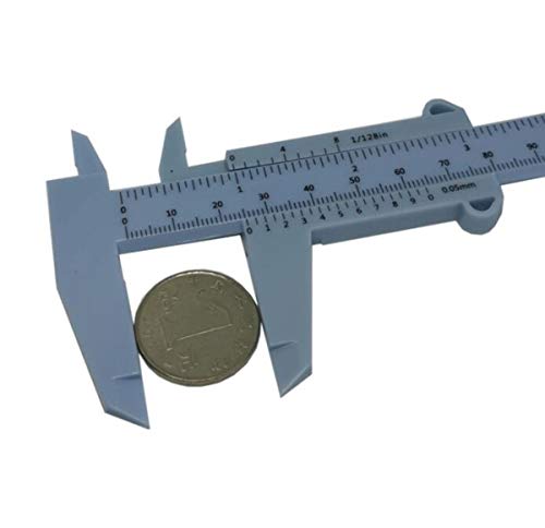 Biluer 10PCS Mini Calibro a corsoio in Plastica Ad...