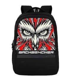 THE Unisex OWL EYES BACKBENCHER Casual Backpack, Free Size, Polyester - Premium Leather Like Material, 2 Compartments, 2 Hidden Pockets, Black-picture-19