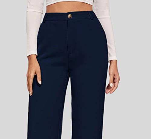 Image of Elendra Women Lycra - Bootcut Trousers Pant Wide Leg