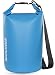 MARCHWAY Floating Waterproof Dry Bag 5L/10L/20L/30L, Roll Top Sack Keeps Gear Dry for Kayaking, Rafting, Boating, Swimming, Camping, Hiking, Beach, Fishing (Light Blue, 5L)