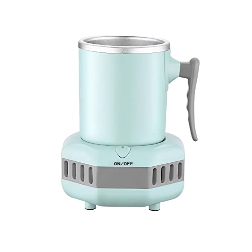 Image of 2023 New Quick Rrink Cooling Cup, Rapid Drink Water Cooler, Portable Small Coolers for Travel Beverage Chiller Can Cooler, Mini Fridge Bottles Portable Iced Cooler Electric for Wine Beer Coffee (Blue)