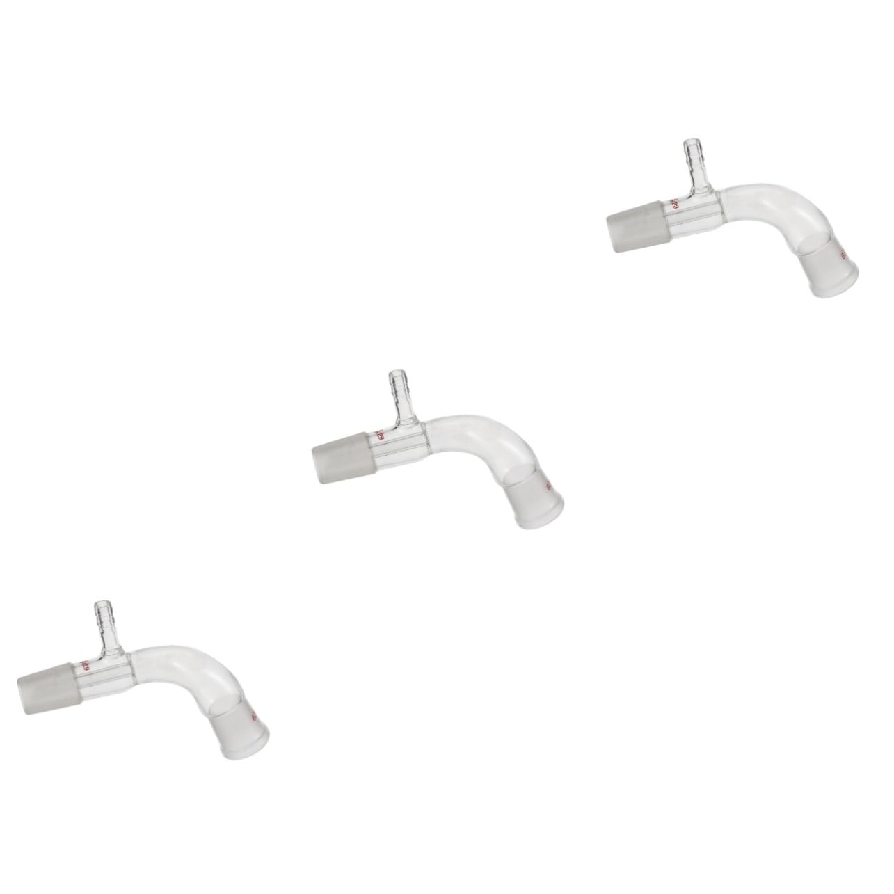 TOPBATHY 3 Pezzi Connettore Di Coda Di Forniture Per Lezioni Di Chimica Attrezzatura Per Lezioni Di Chimica Strumento Didattico Di Laboratorio Di Distillazione in