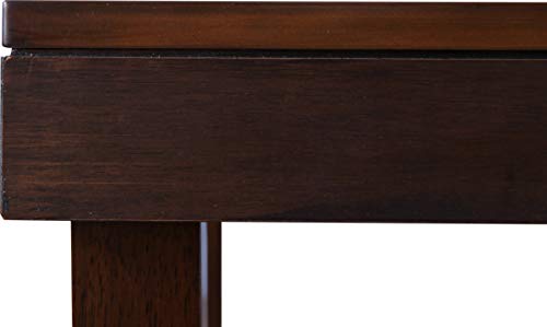 Image of Hometown Hopton Solid Wood Four Seater Dining Table in Brown Color By Hometown
