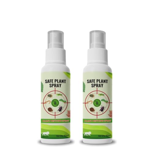 Safe Plant Spray – Natural Pesticide for Plants Home garden with Nutrients | Controls Mealybugs, Fungal Attacks & Insects | Plant Protection spray All in one & Growth Booster for Home Garden ( pack of 2 )