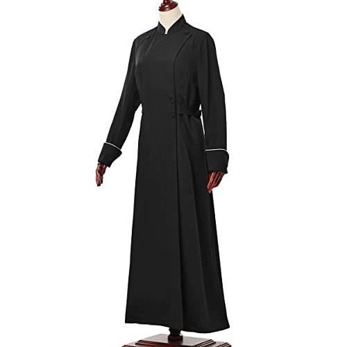 BLESSUME Men Women Anglican Cassock Clergy Pulpit Cassock Robe Altar Server Vestment2