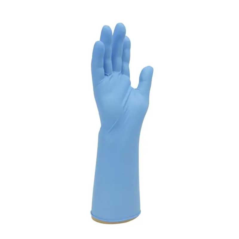 firmsafeT 100 Pack –Strong Disposable 12-Inch Long Cuff Blue Nitrile Examination Gloves - Powder-Free, Latex-Free Food, Medical & Industrial Grade (Blue, XXL)