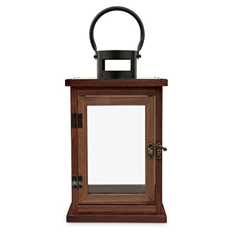 Weddingstar Large Square Decorative Wooden Hanging Lantern Cover