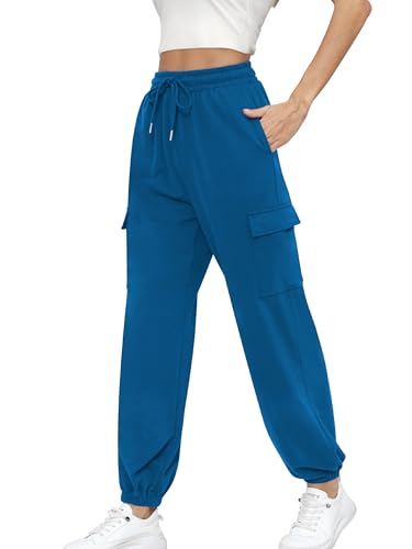 Pantalon de jogging pour femme avec cordon de serrage et poches