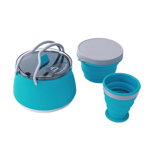 BNF®Foldable Camping Kettle Outdoor Water Kettle for Trekking Backpacking Picnic Blue|Sporting Goods | Camping & Hiking |1 Kettle;