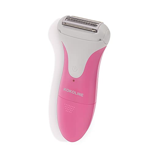 Electric Razor for Women,Women's Wet & Dry Electric Shaver for Legs, Cordless,Bikini Trimmer for Pubic Hair Body Hair Removal (Pink)