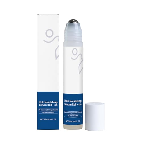 Sérum de croissance capillaire au romarin en roll-on, 3% de romarin, 3% de Redensyl et 2% d'Anagain, sérum du cuir chevelu bloquant la DHT favorise la circulation de l'oxygène, réduit la perte de