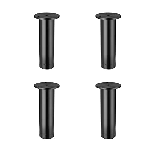 ���߉\�ȉƋ�r 4�Z�b�g �A���~������ �\�t�@�r �����p�T�|�[�g �e�[�u�� �֎q �f�X�N �L�b�`���L���r�l�b�g 500kg �ω׏d (10cm/3.94�C���`�A�u���b�N)