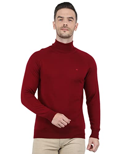 Image of Monte Carlo Men Wool High Neck Pullover Sweater