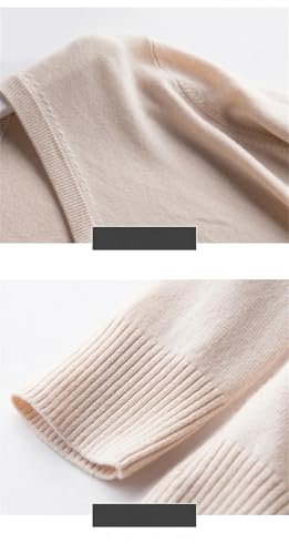 Cashmere Cotton Blend Classic V-Neck Knitted Sweater Men Autumn Winter Soft Warm Business Casual Jumper4