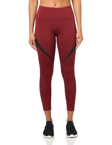 Pantalones deportivos Reebok ID Train Colorblock, mallas de mujer para fitness y gimnasio